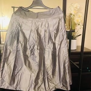 Size 8 Worthington Silver Skirt (Never Worn - No tags)